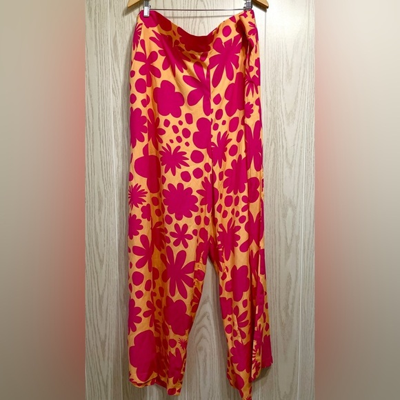 Proud Poppy Fiesta Pants in Kasey Rainbow Floral Fields NWT Size 28 - Picture 10 of 11